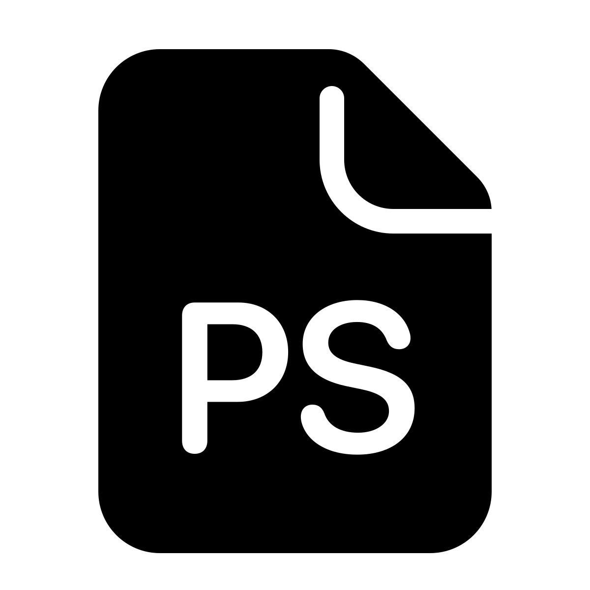 parakeet filled style ps icon