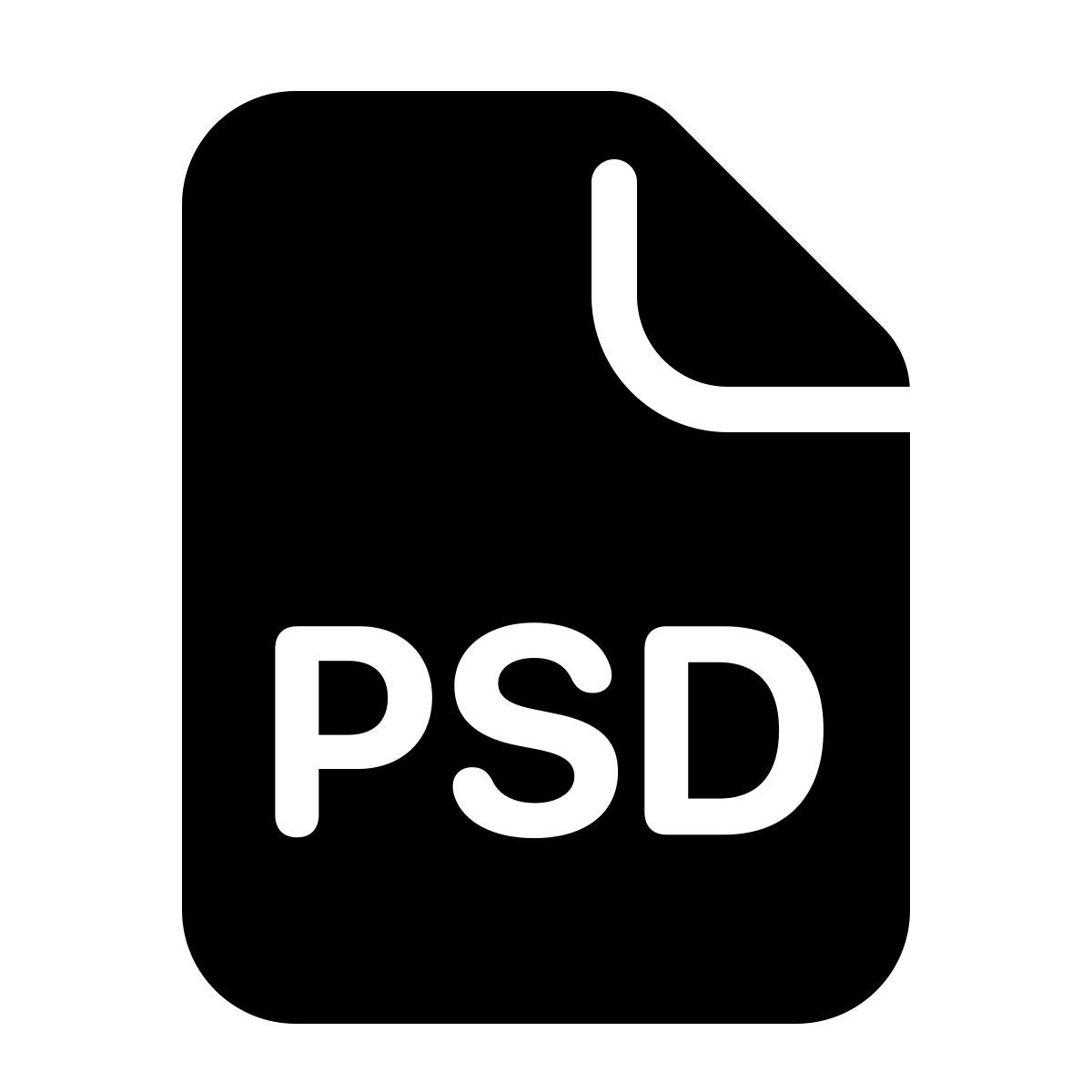 parakeet filled style psd icon