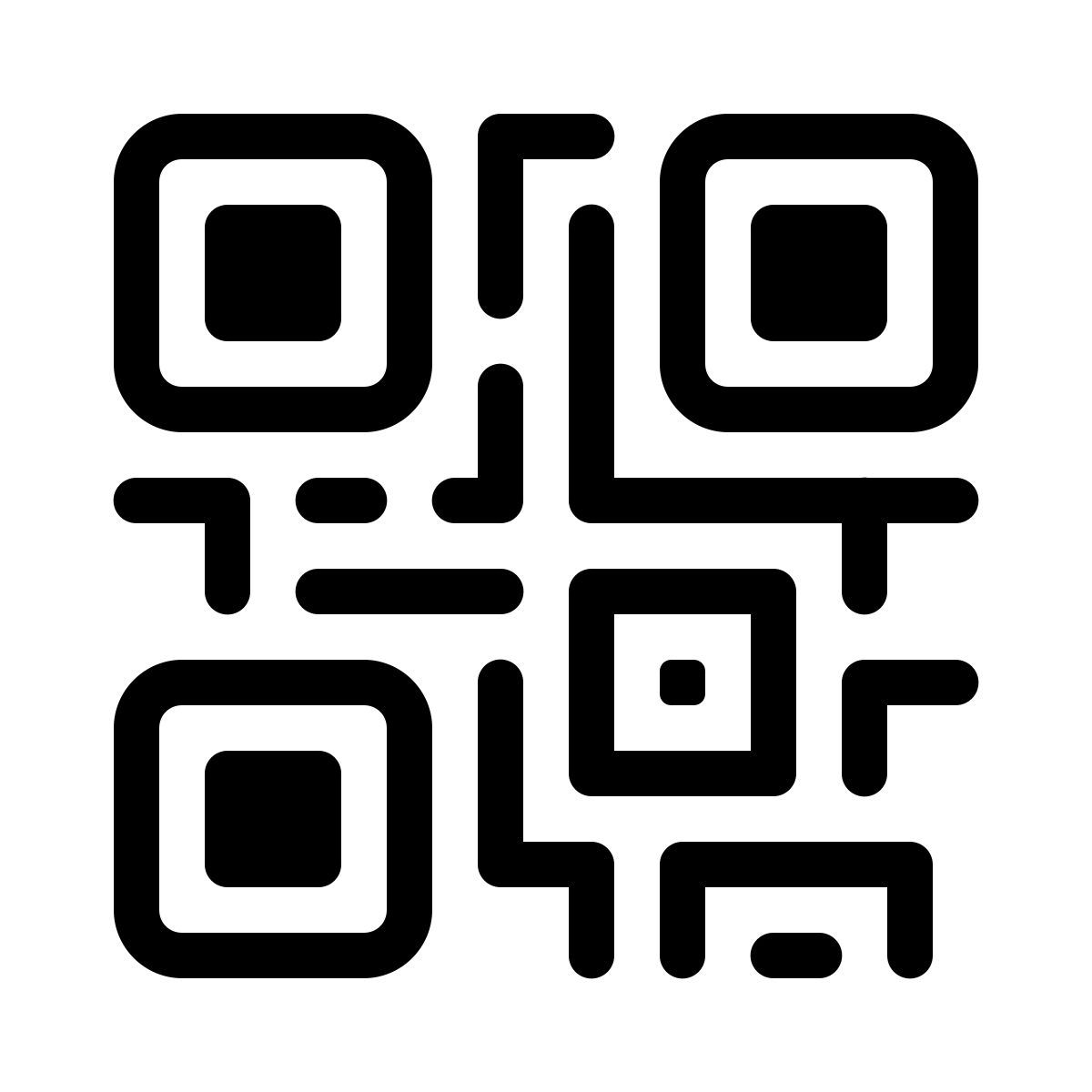 parakeet filled style qr code icon