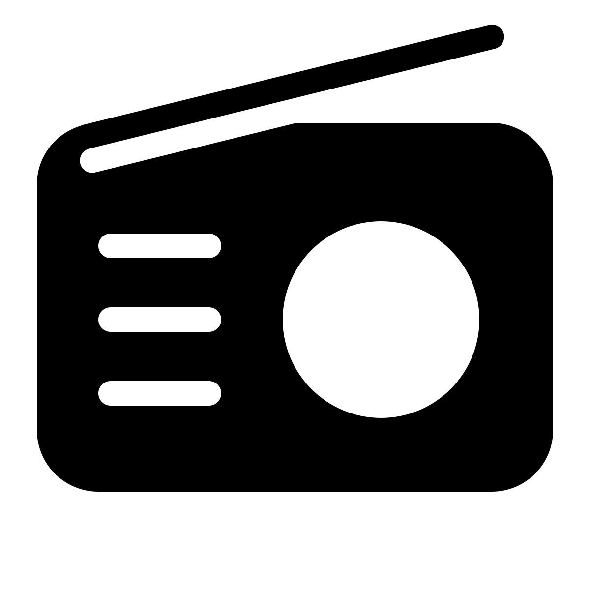 parakeet filled style radio icon