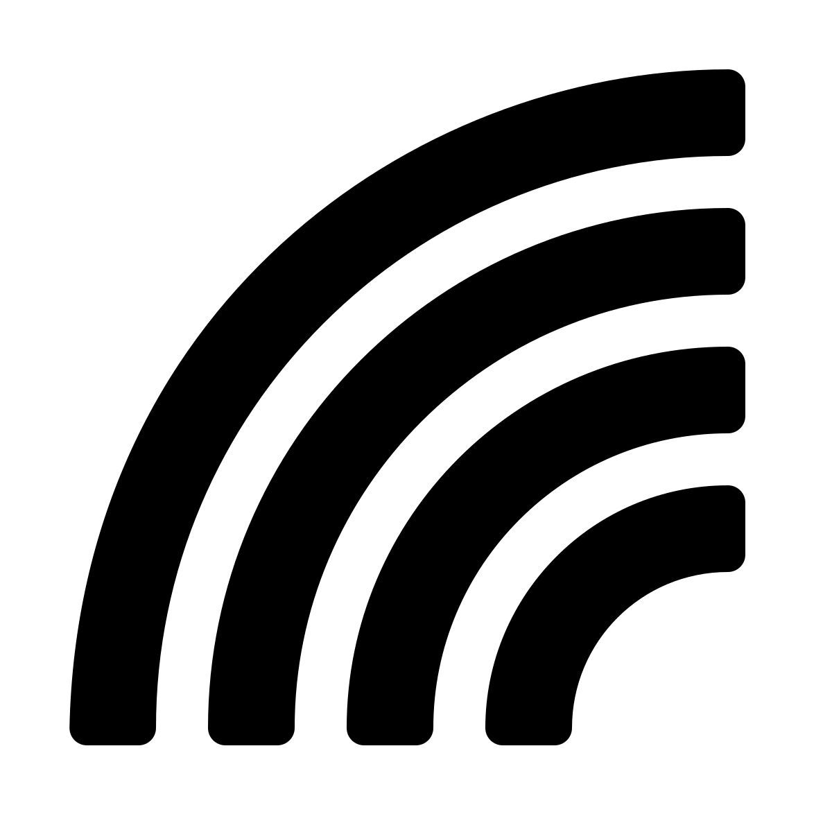 parakeet filled style 무지개 icon