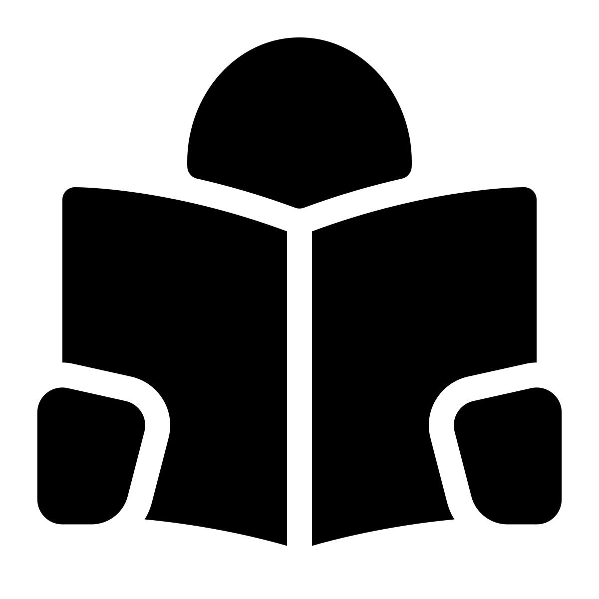 parakeet filled style reading icon