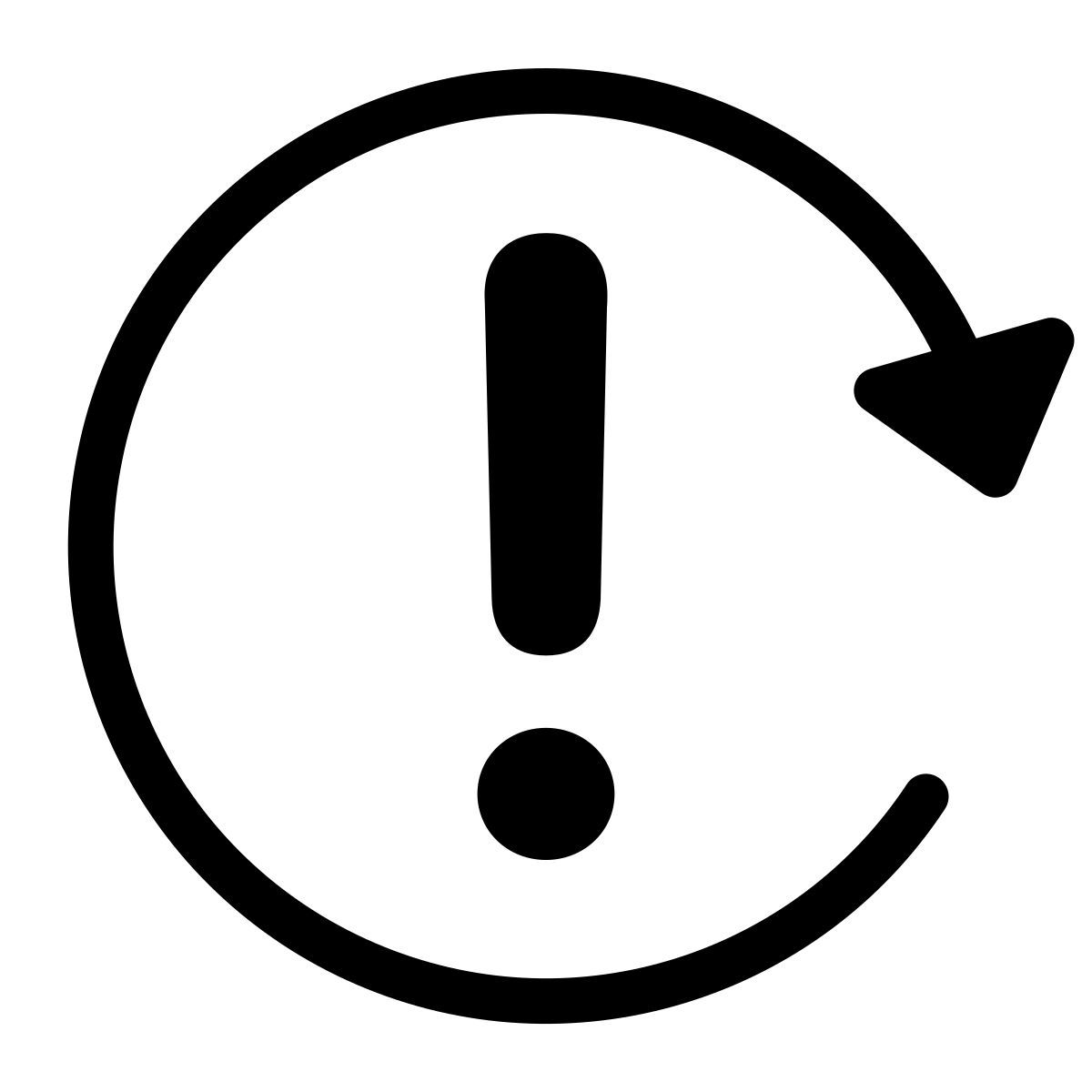 parakeet filled style recurring appointment exception icon