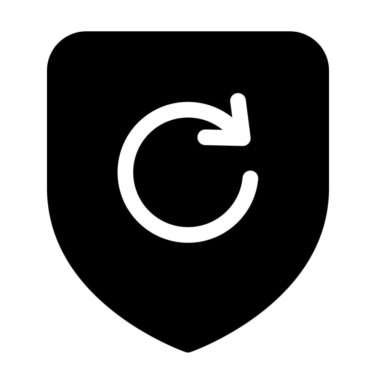 parakeet filled style neu laden schild icon