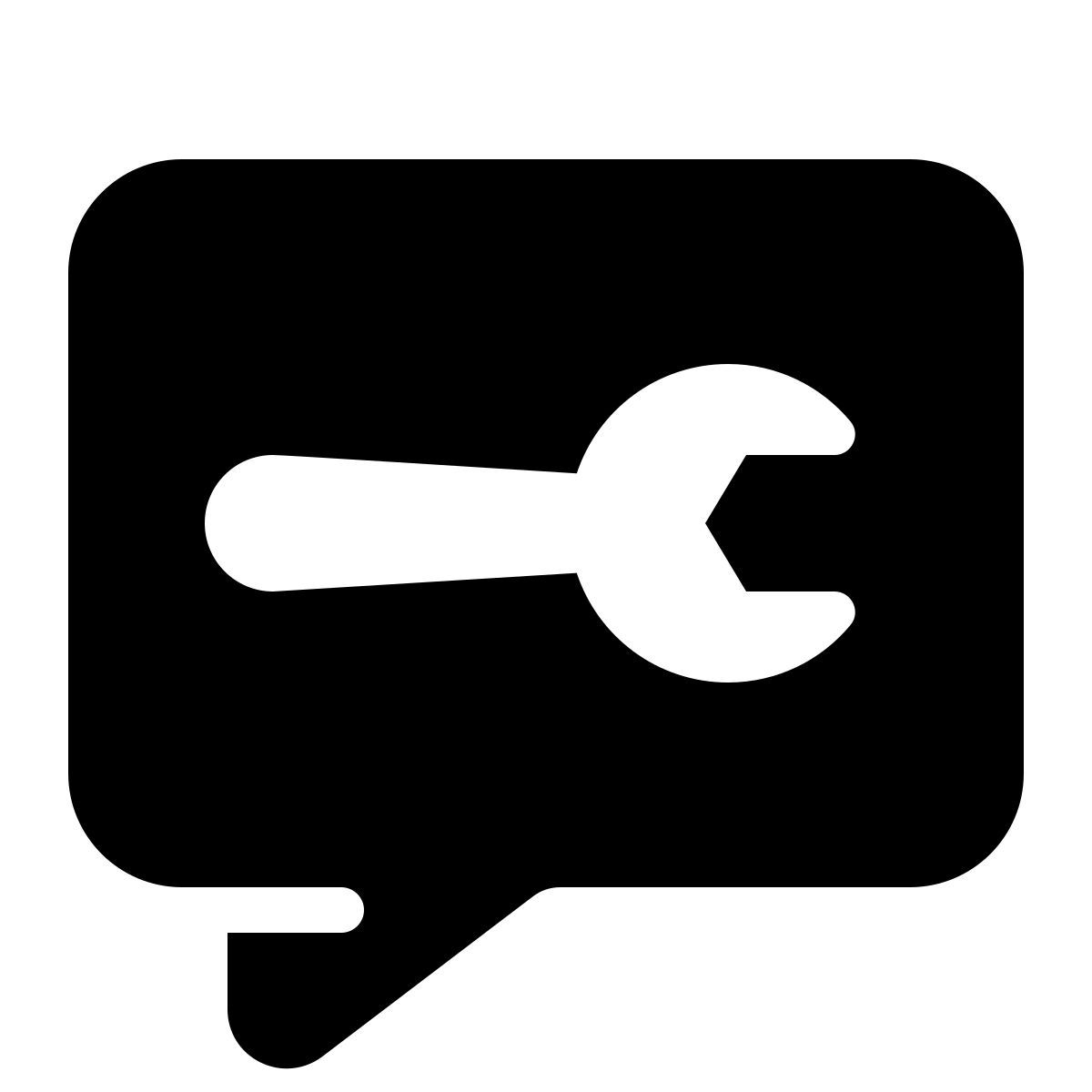 parakeet filled style demander un service icon