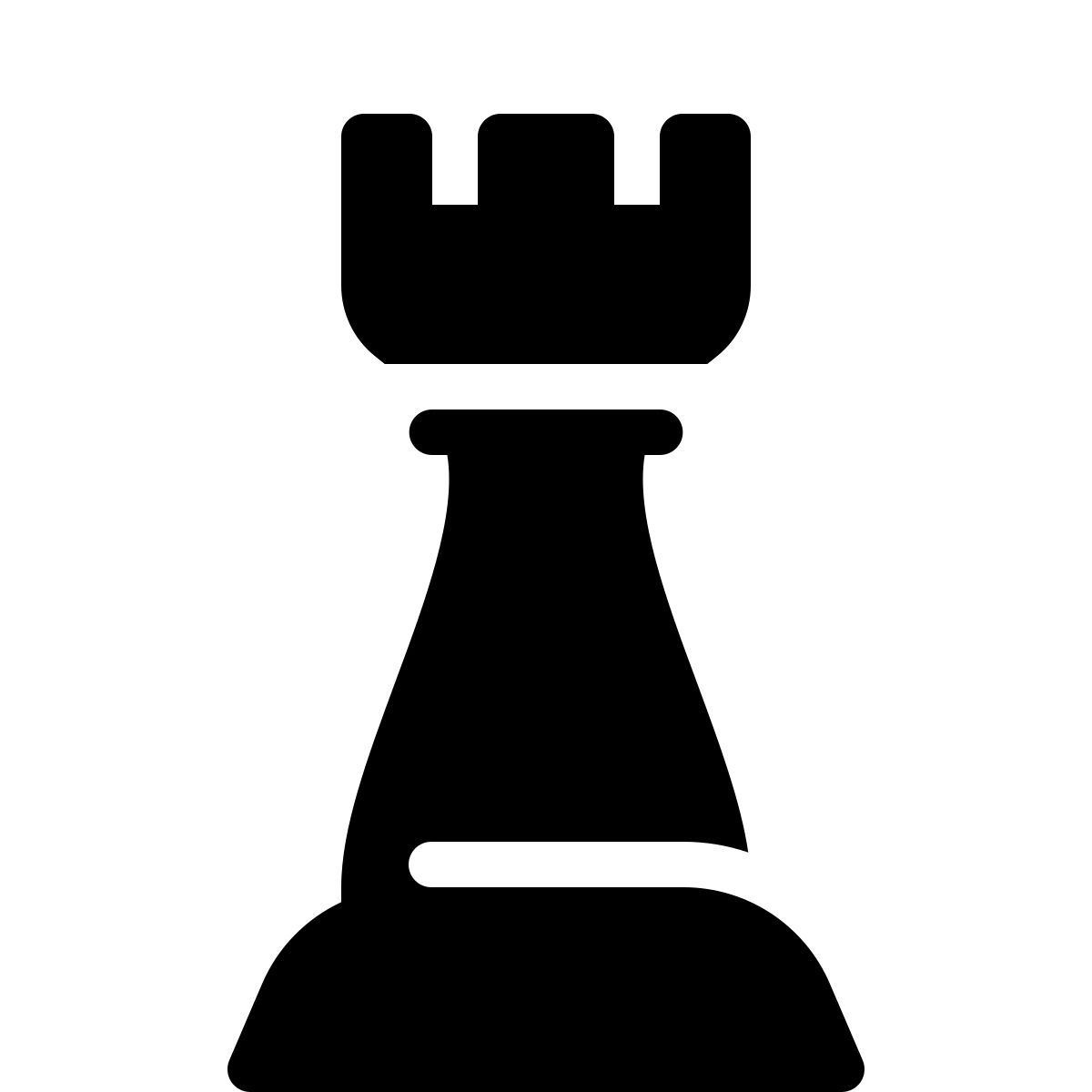 parakeet filled style rook icon