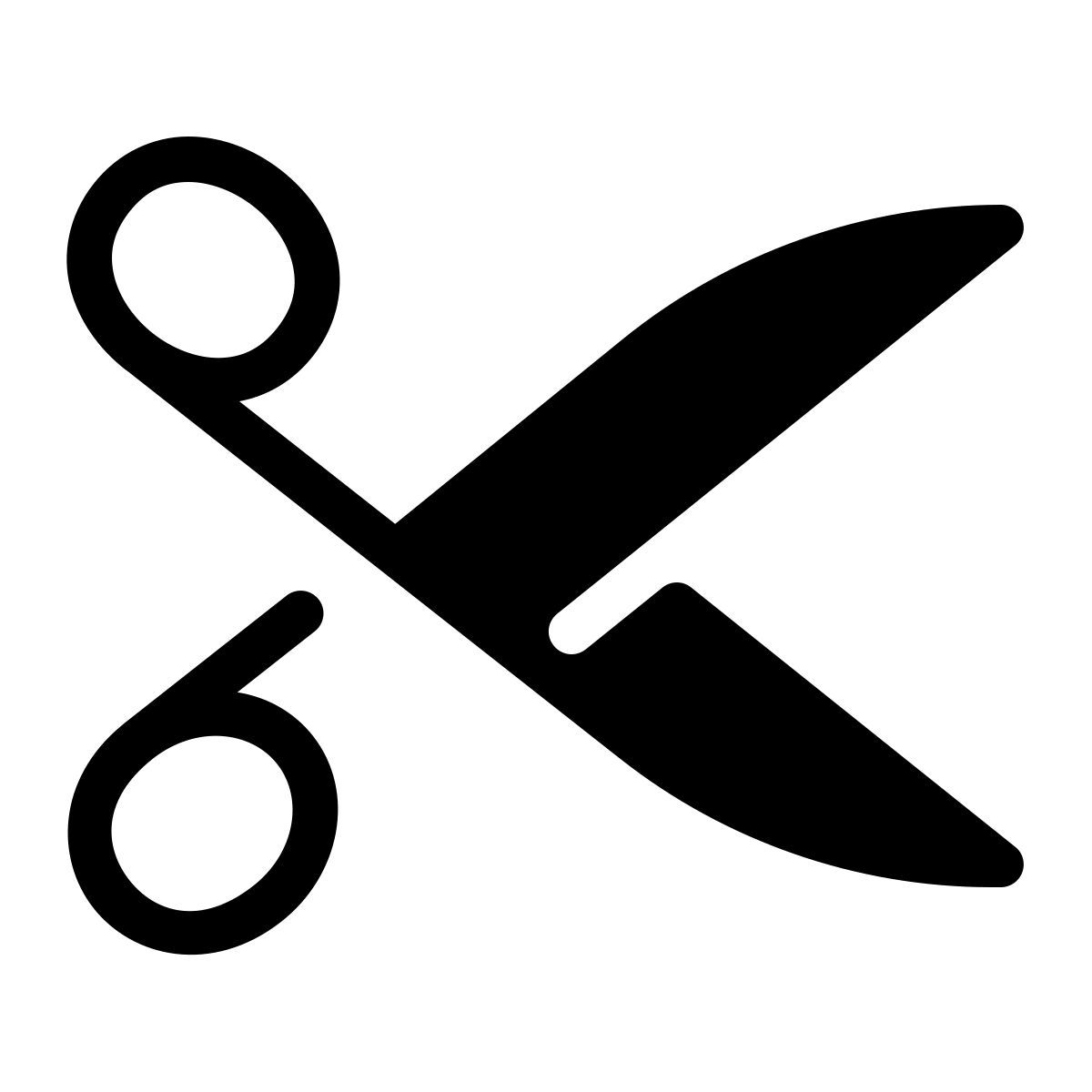 parakeet filled style cutter icon
