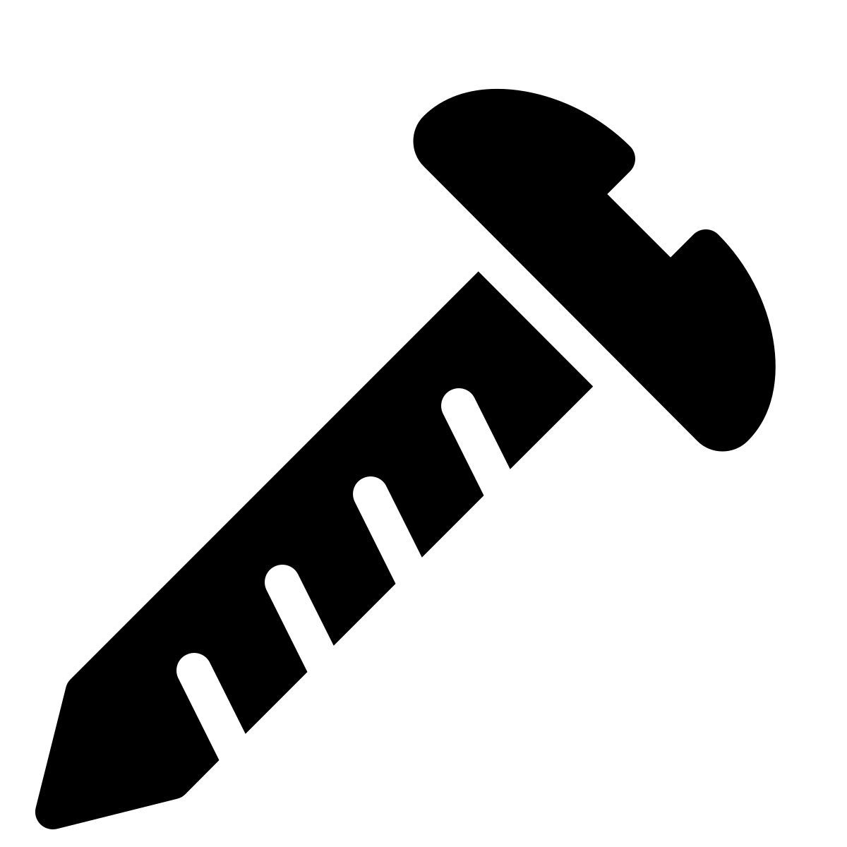 parakeet filled style screw icon
