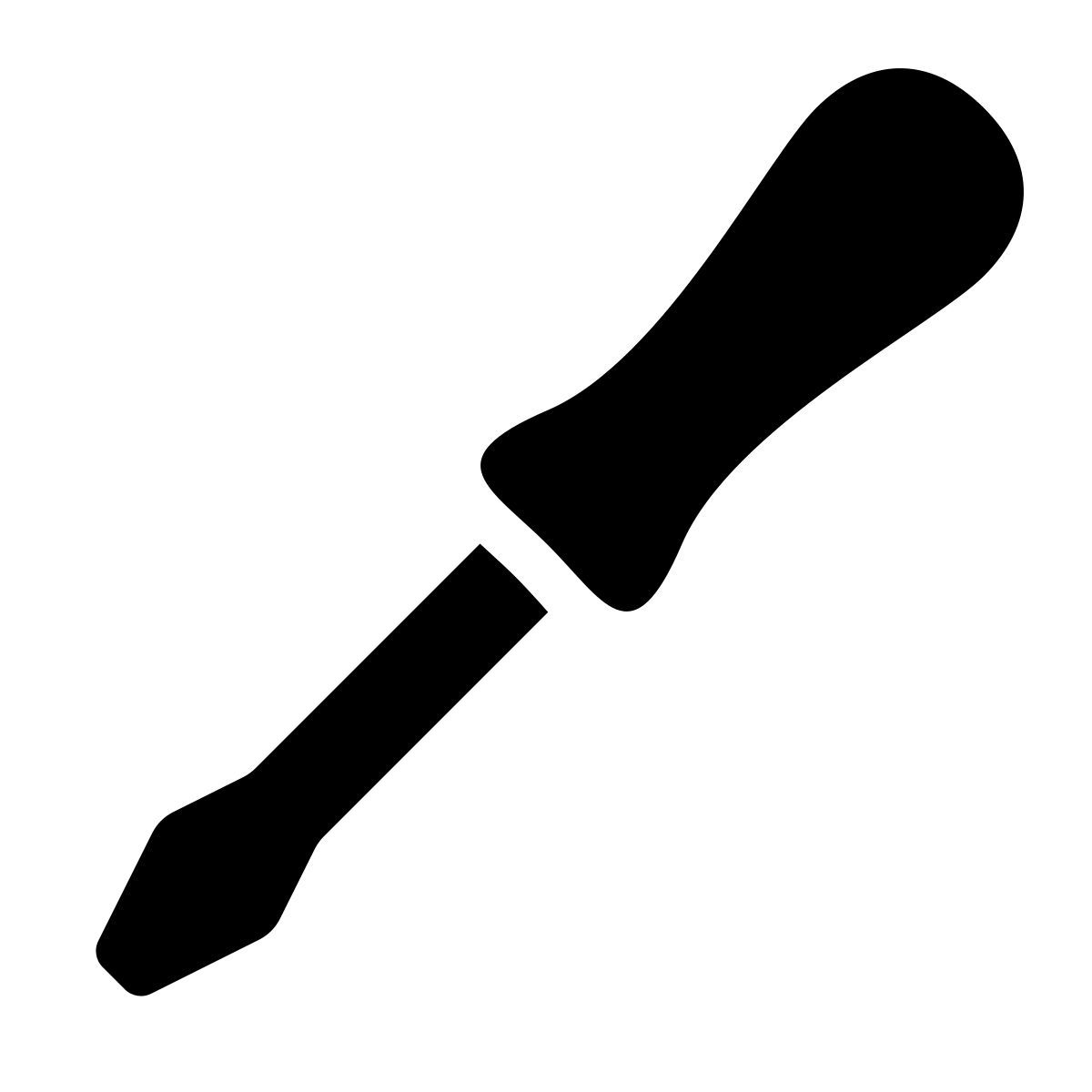 parakeet filled style schraubendreher icon