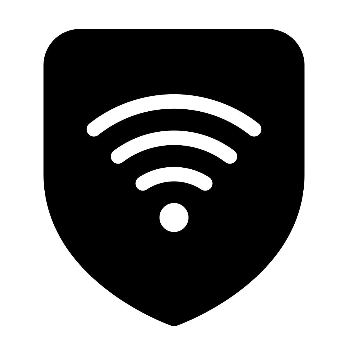 parakeet filled style sicurezza wi fi icon