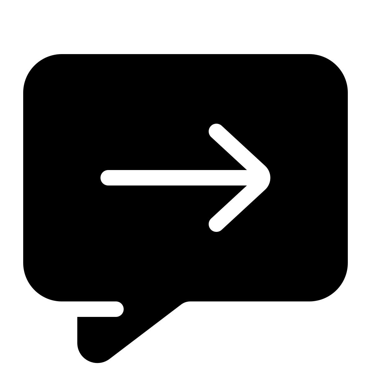 parakeet filled style コメントを送信する icon