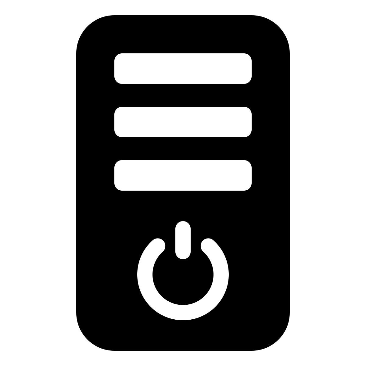parakeet filled style apagar un servidor icon