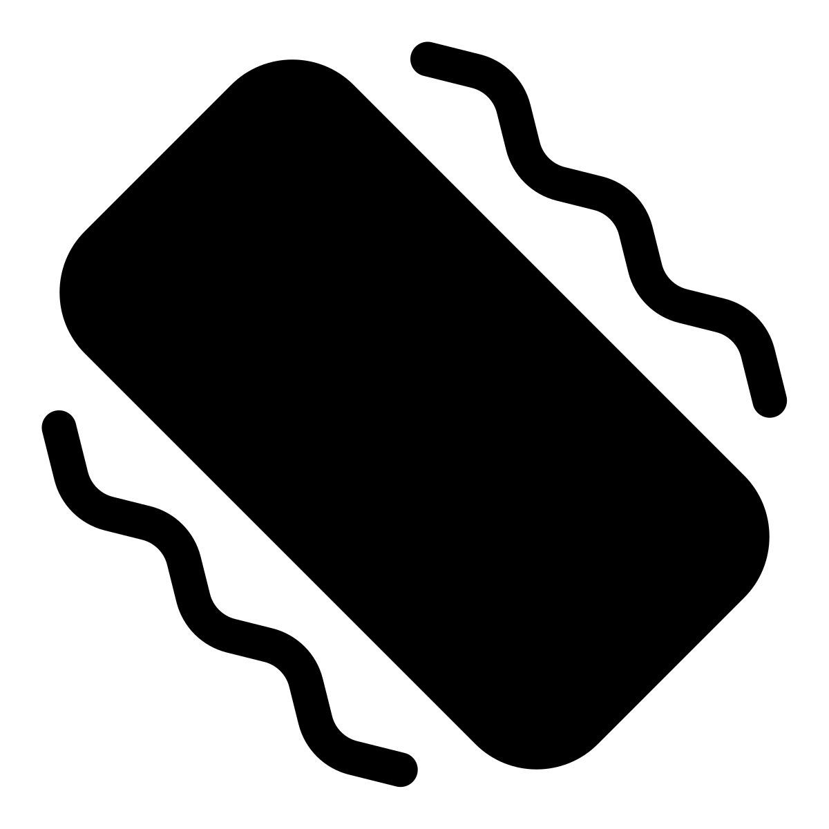 parakeet filled style handy schütteln icon