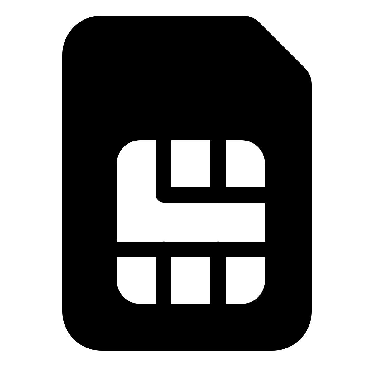 parakeet filled style sim карта icon