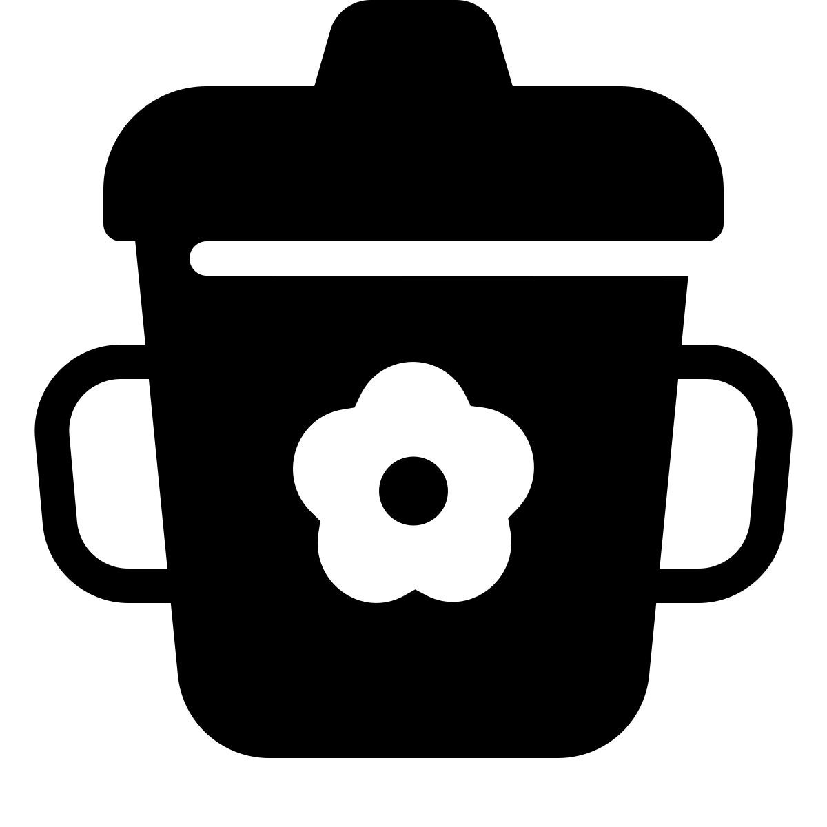 parakeet filled style biberon icon