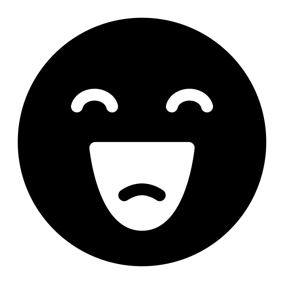 parakeet filled style smiling icon