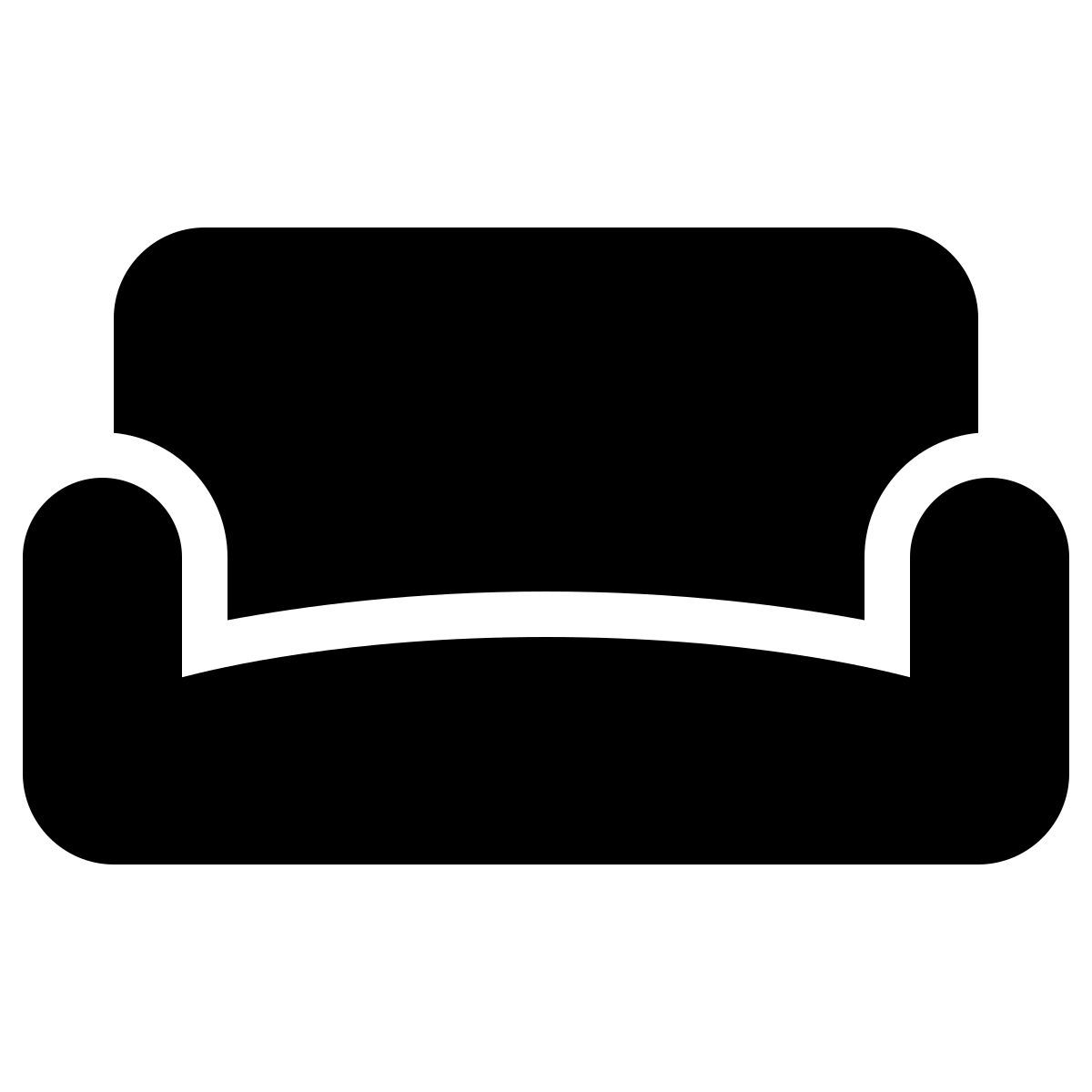 parakeet filled style sofa icon