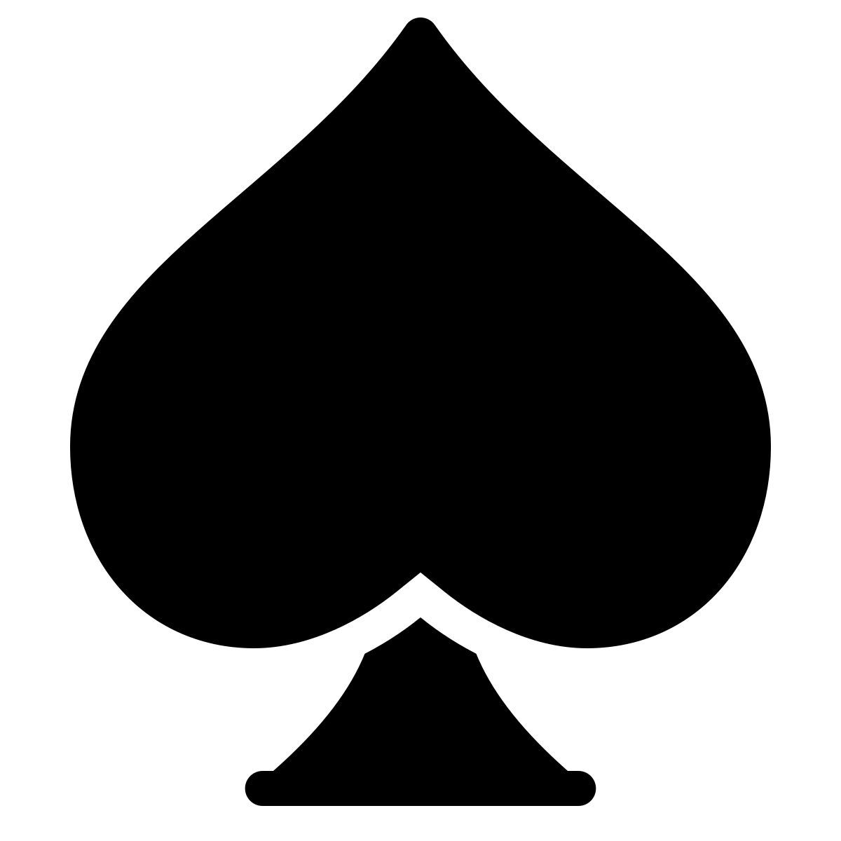 parakeet filled style spades icon