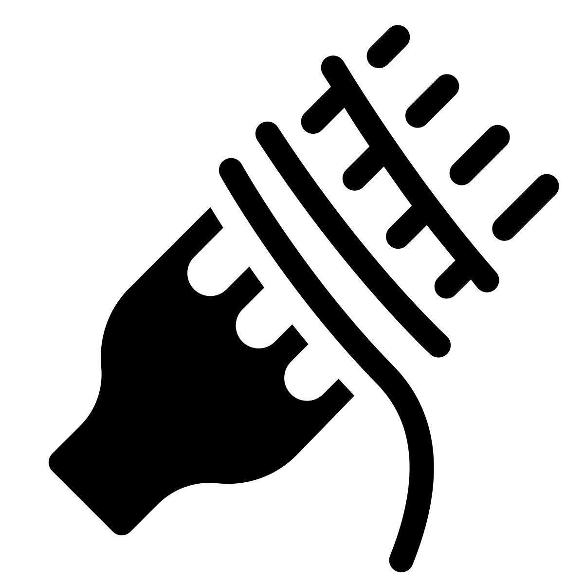 parakeet filled style spaghetti icon