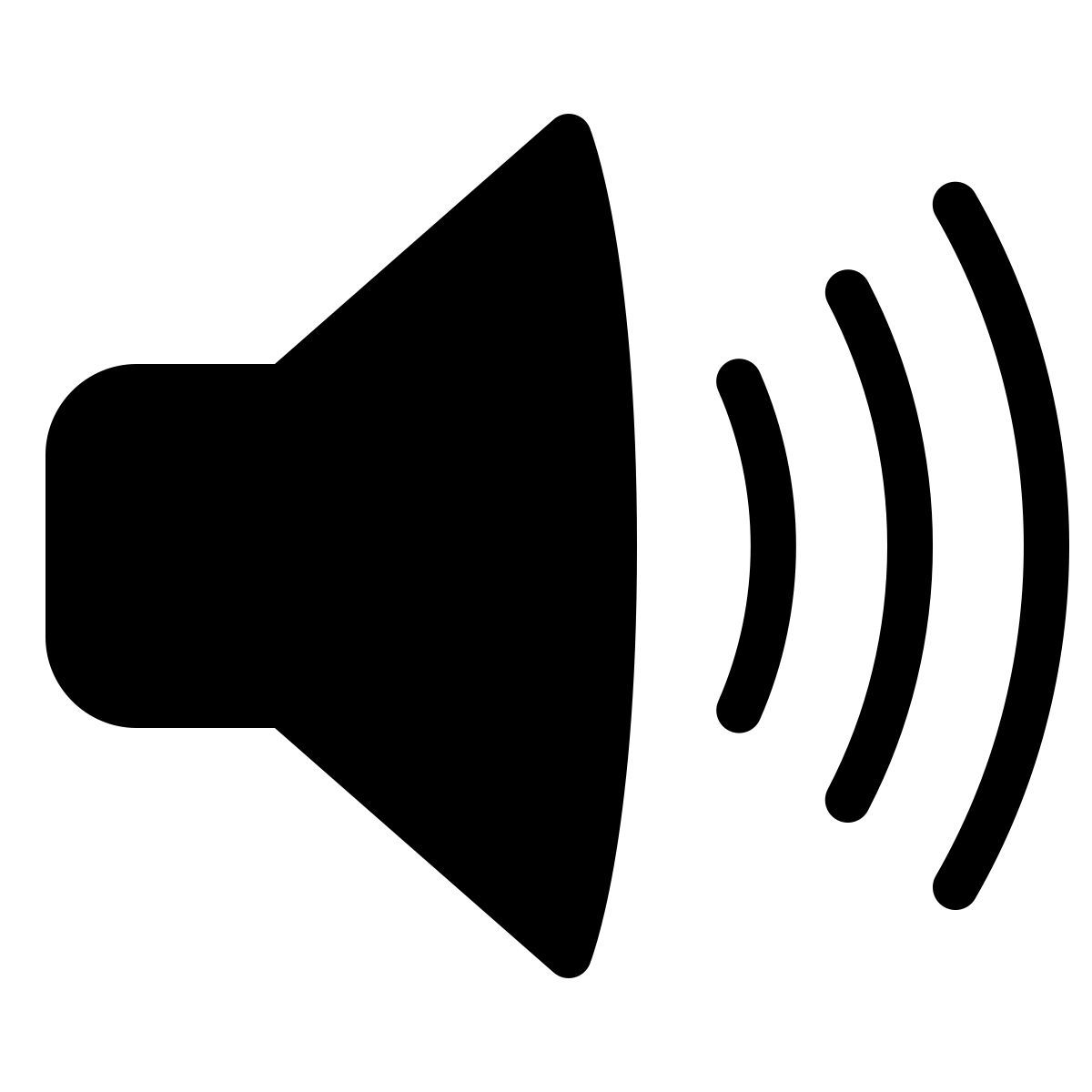 parakeet filled style speaker icon