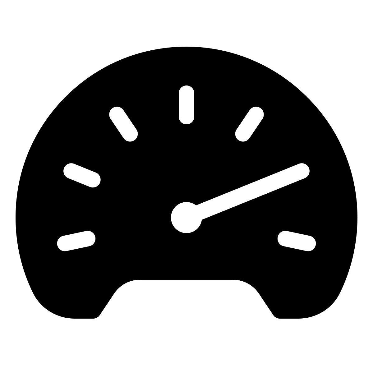 parakeet filled style velocímetro icon
