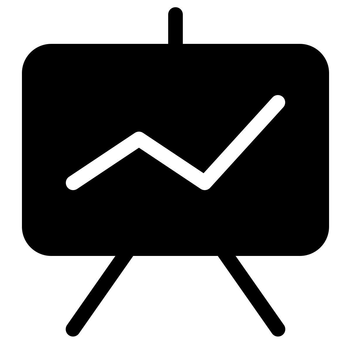 parakeet filled style line graph icon