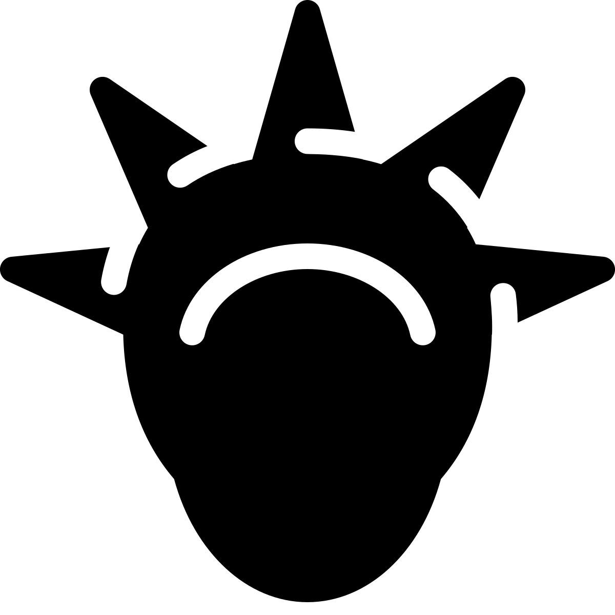 parakeet filled style статуя свободы icon