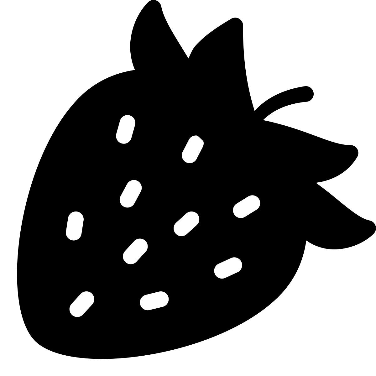 parakeet filled style morango icon