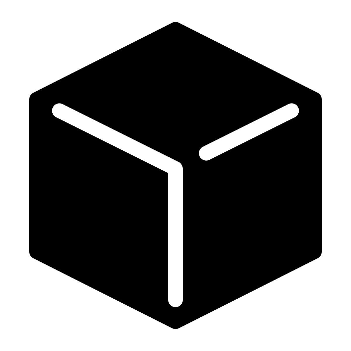 parakeet filled style cube icon