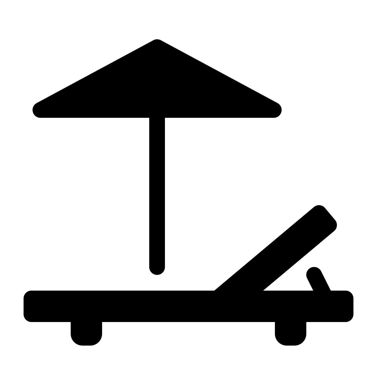 parakeet filled style lettino icon