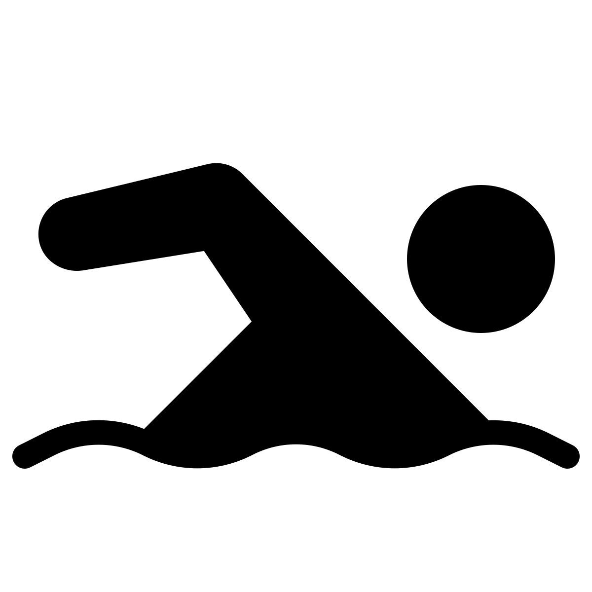 parakeet filled style nuoto icon