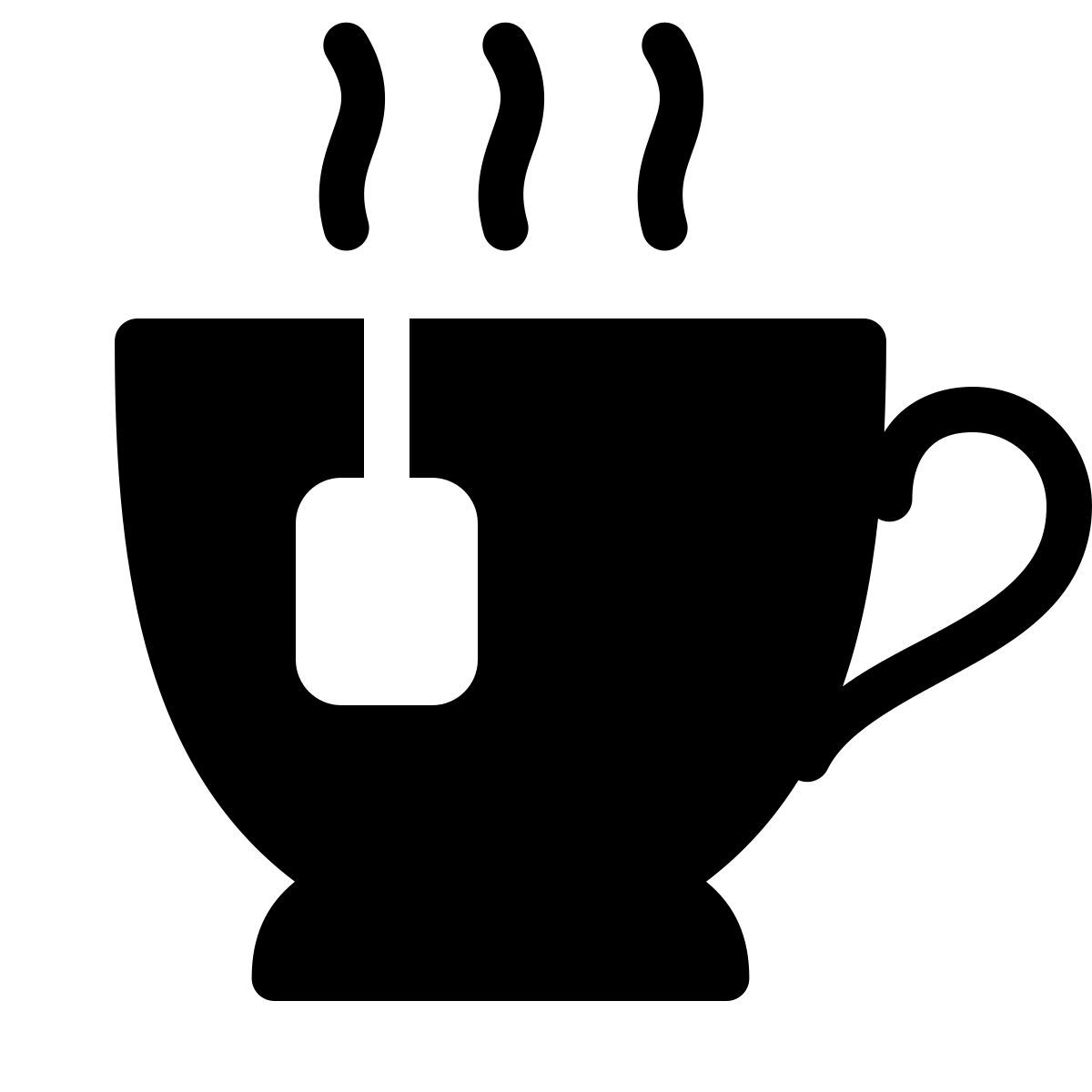 parakeet filled style tea icon