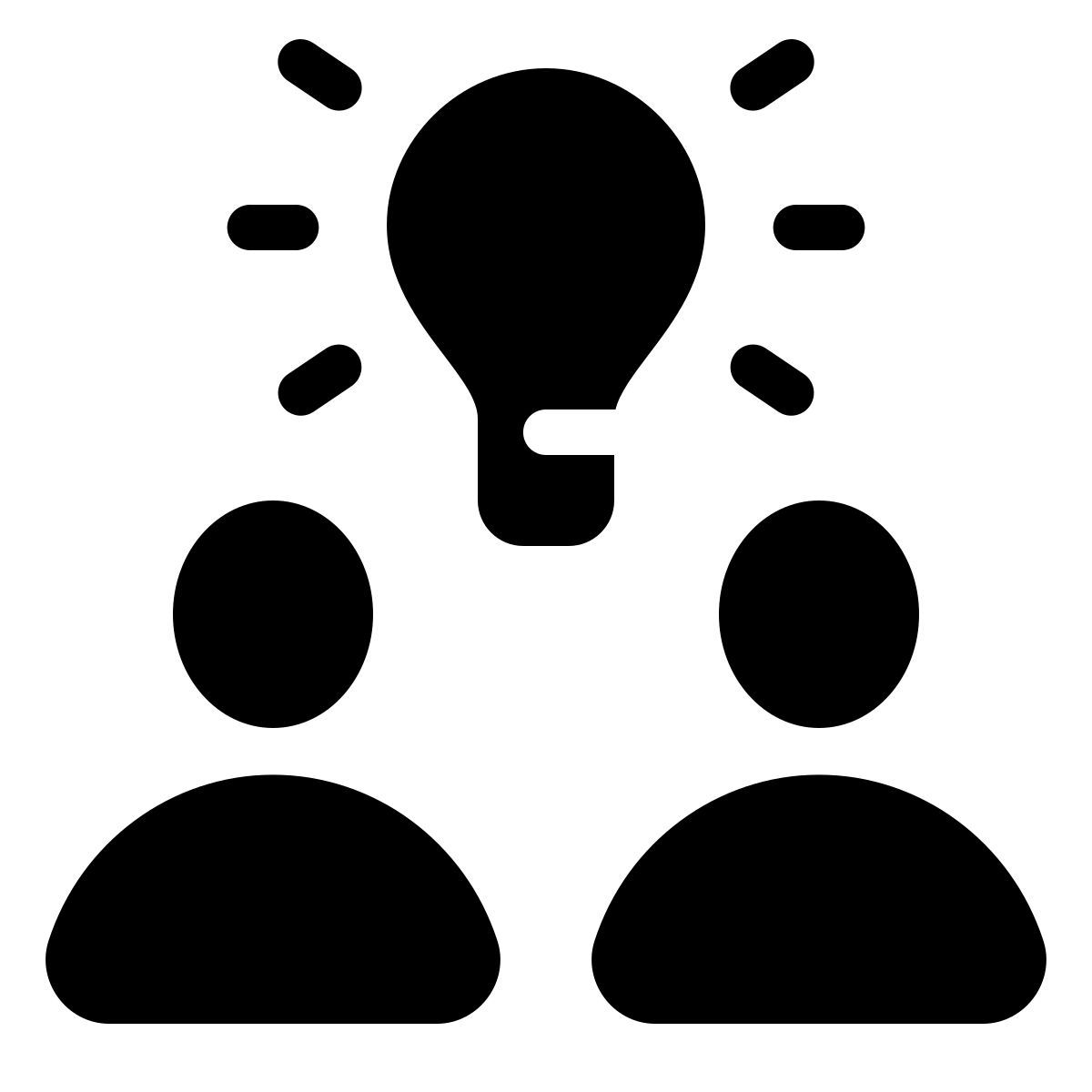 parakeet filled style collaboration icon