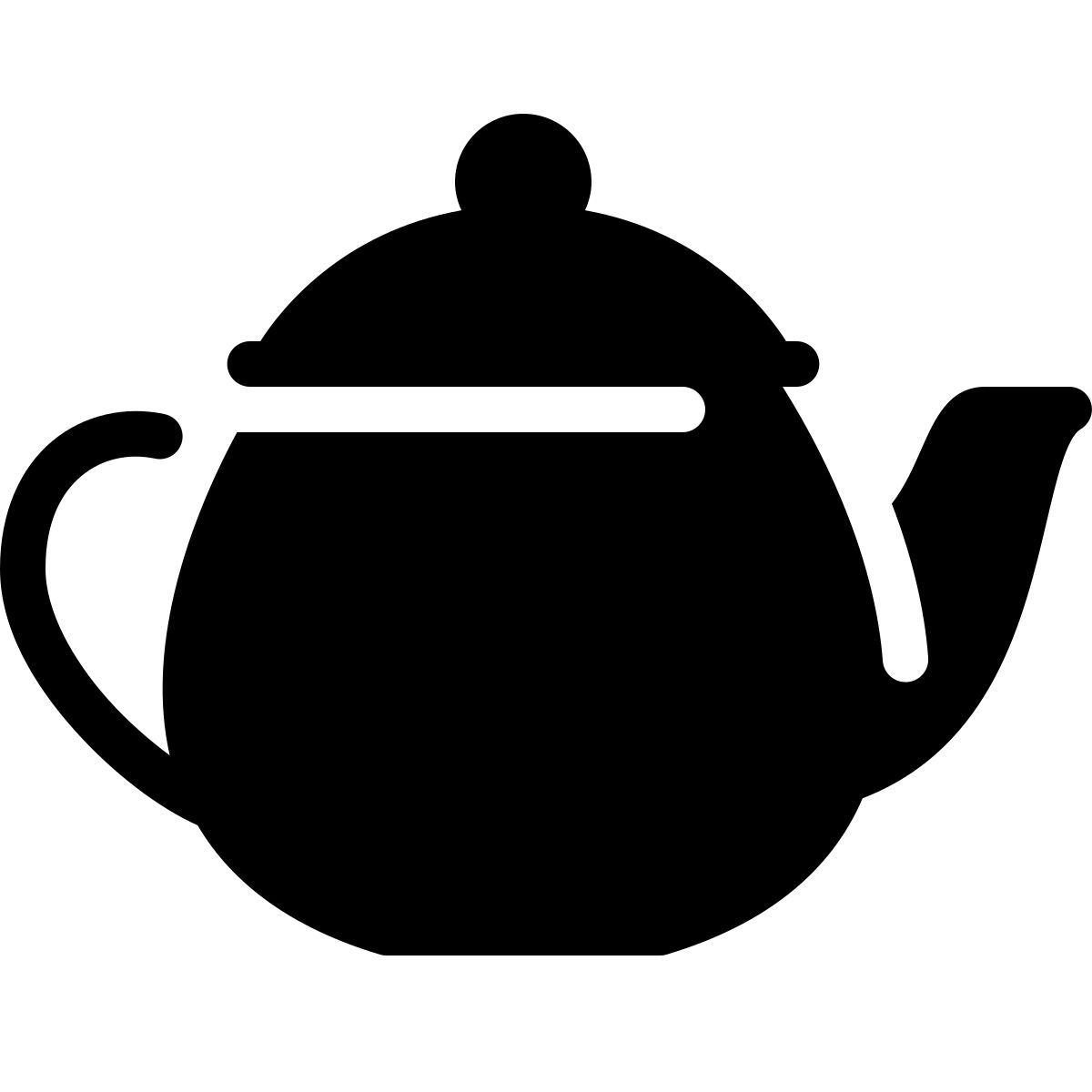 parakeet filled style théière icon