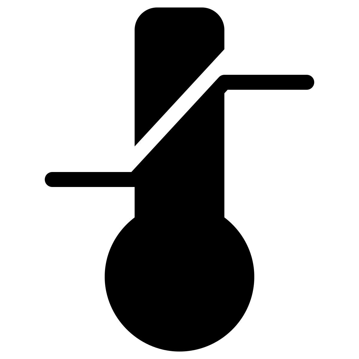parakeet filled style temperaturempfindlich icon