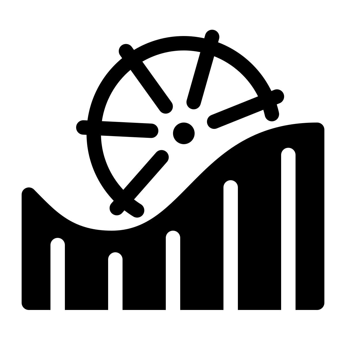 parakeet filled style theme park icon