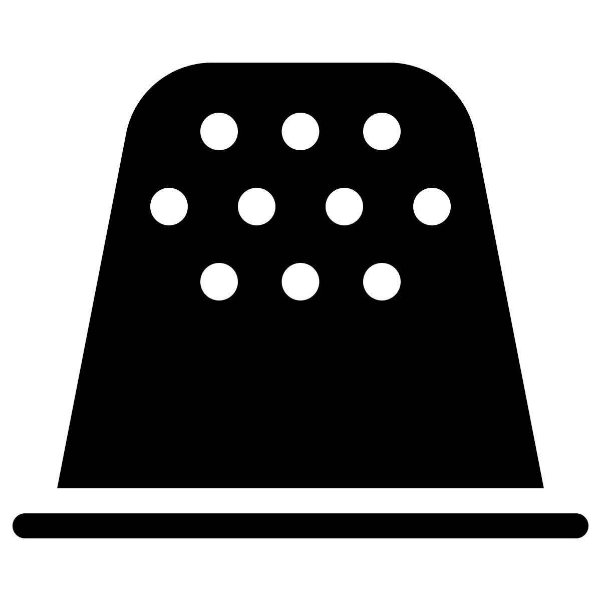 parakeet filled style thimble icon