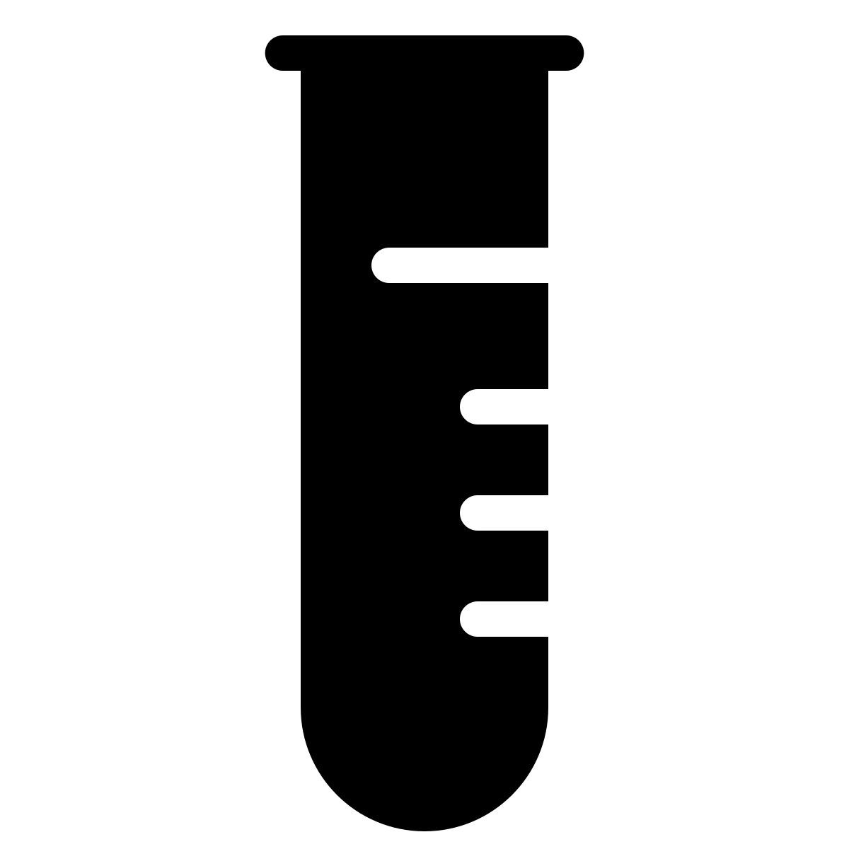 parakeet filled style provetta sottile icon