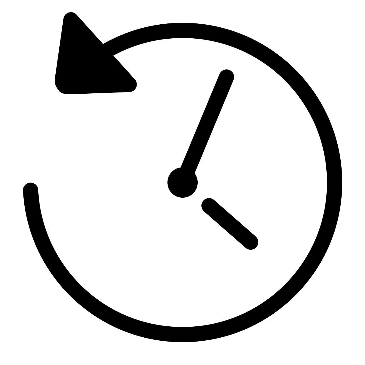 parakeet filled style time machine icon