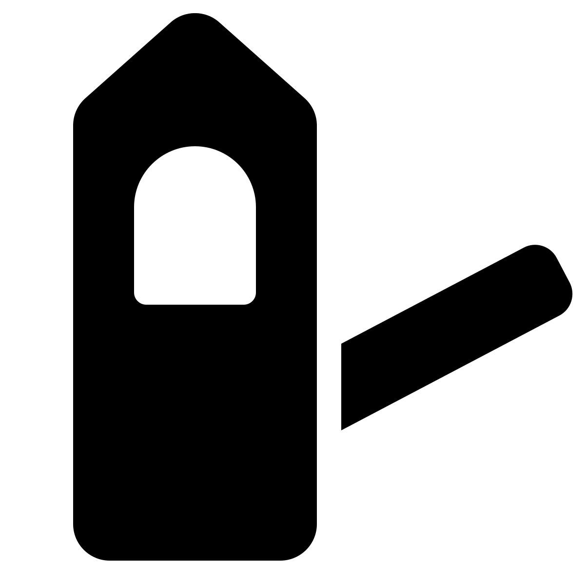 parakeet filled style tollbooth icon