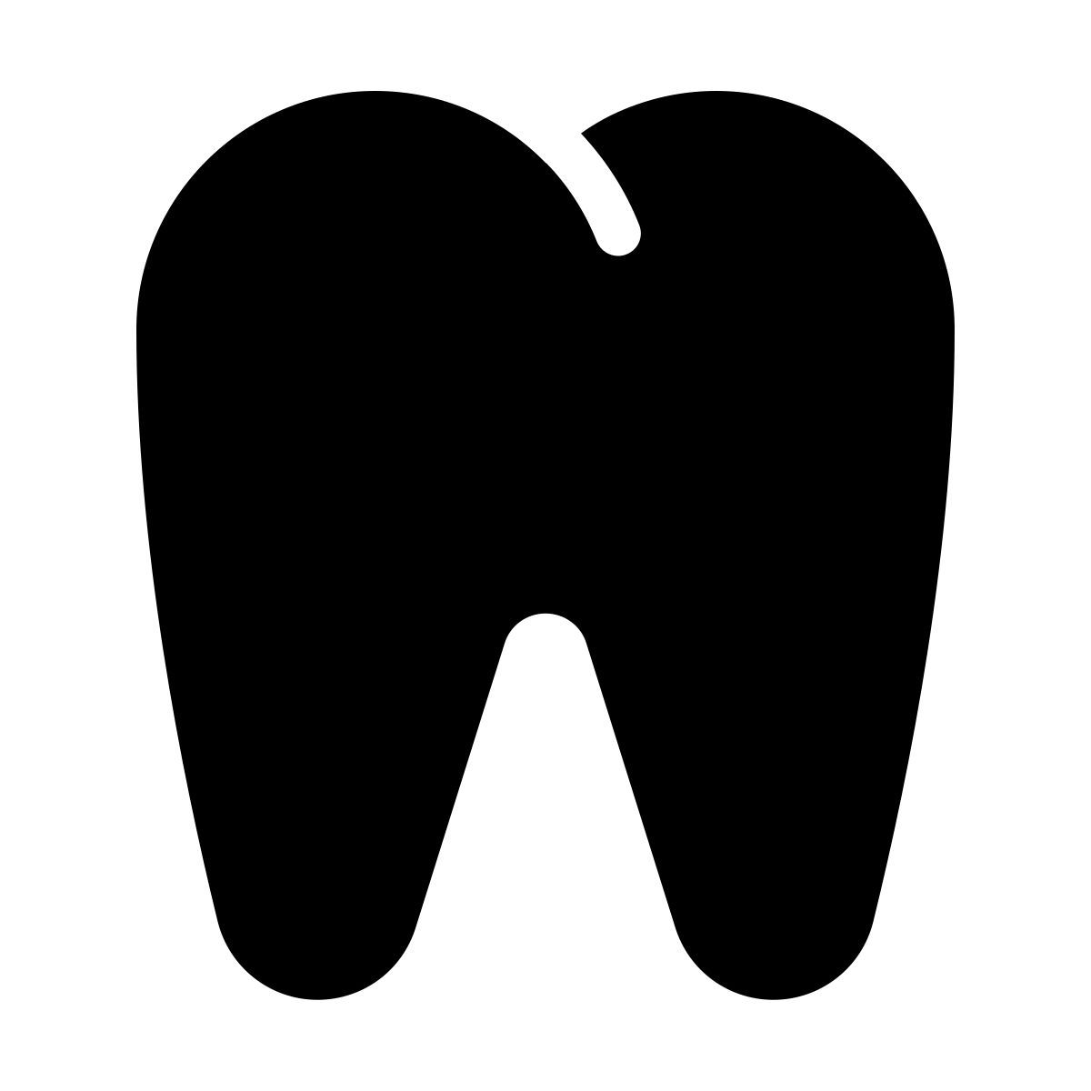 parakeet filled style tooth icon