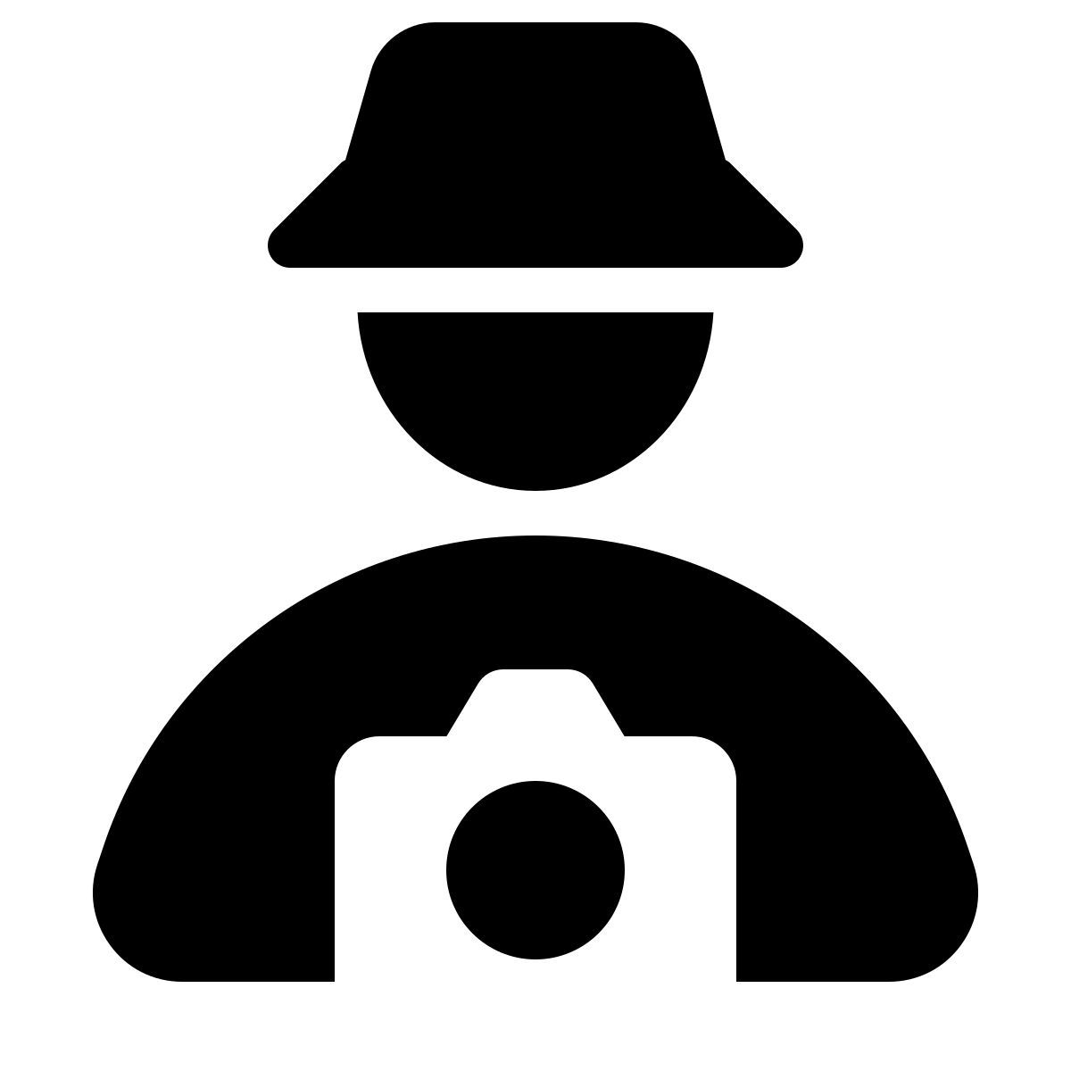 parakeet filled style tourist guide icon