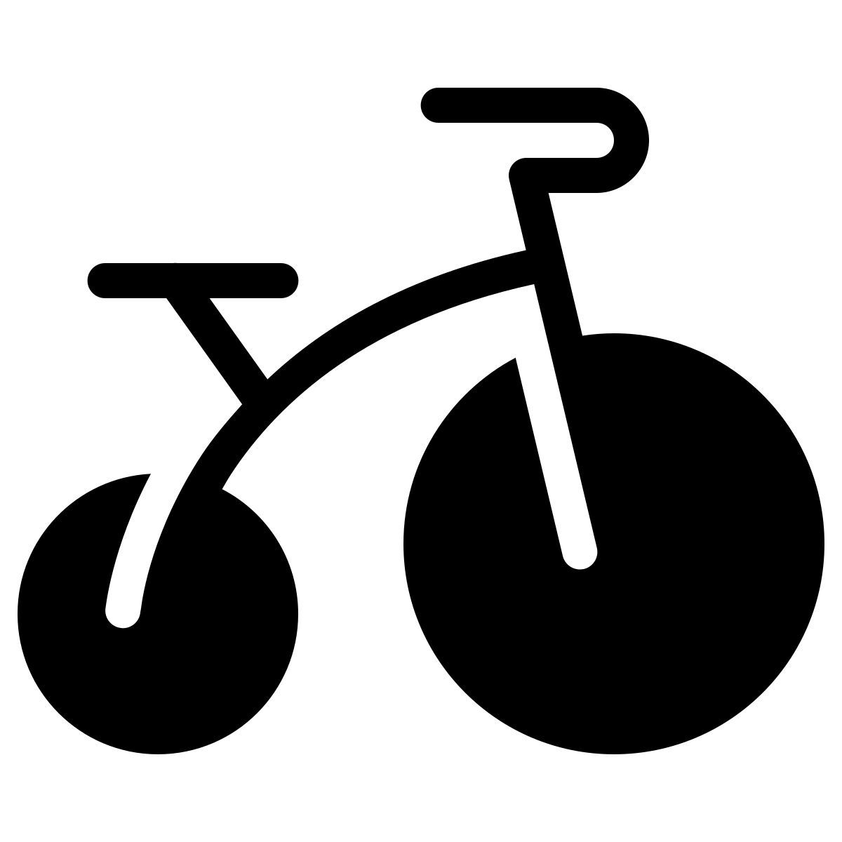 parakeet filled style triciclo icon
