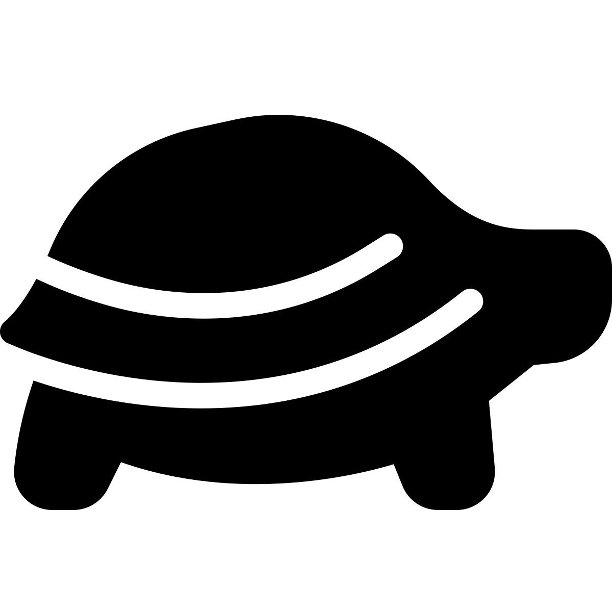 parakeet filled style tortue icon