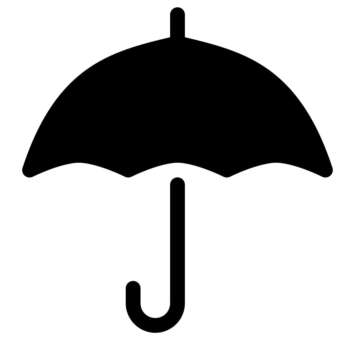 parakeet filled style parapluie icon