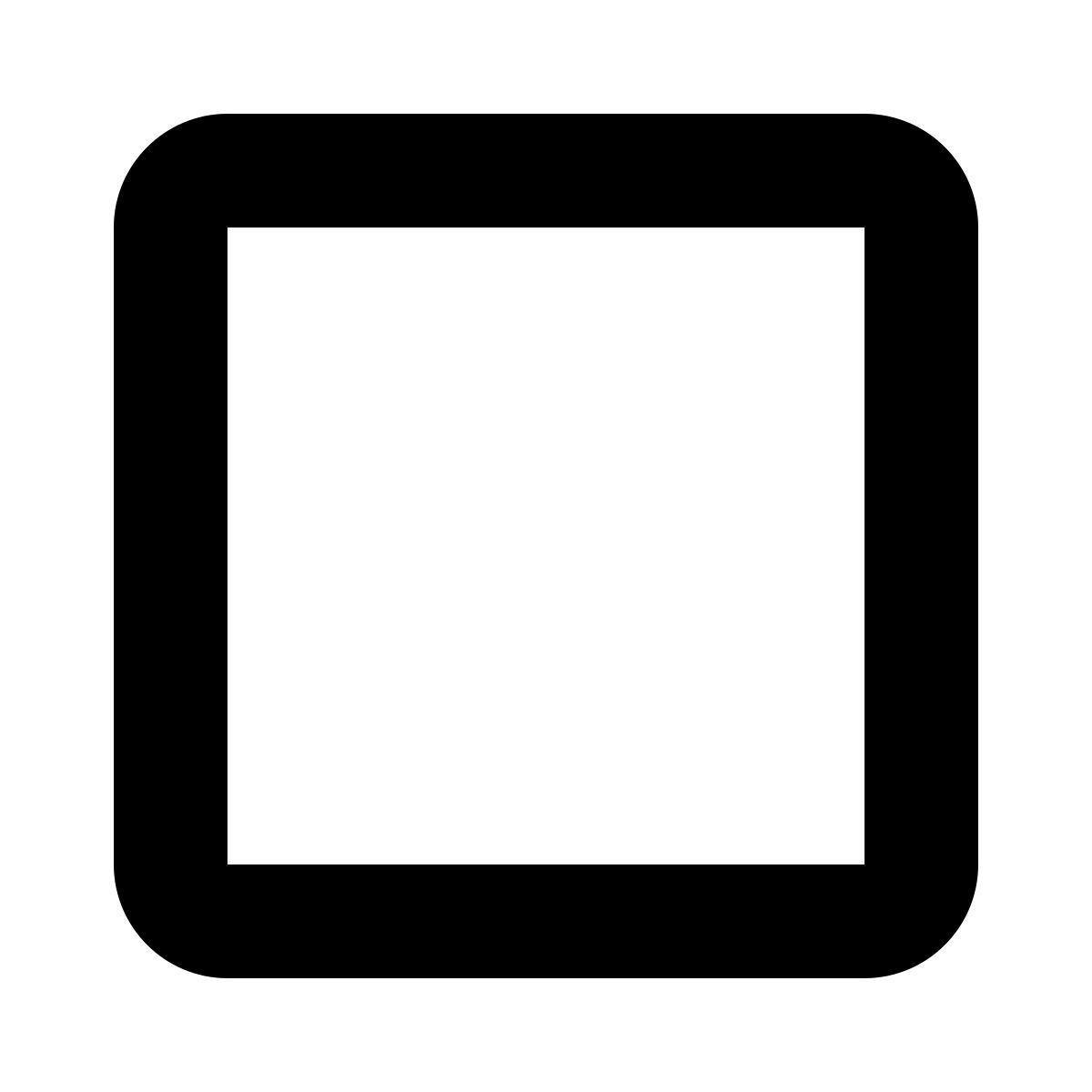 parakeet filled style 未选中复选框 icon