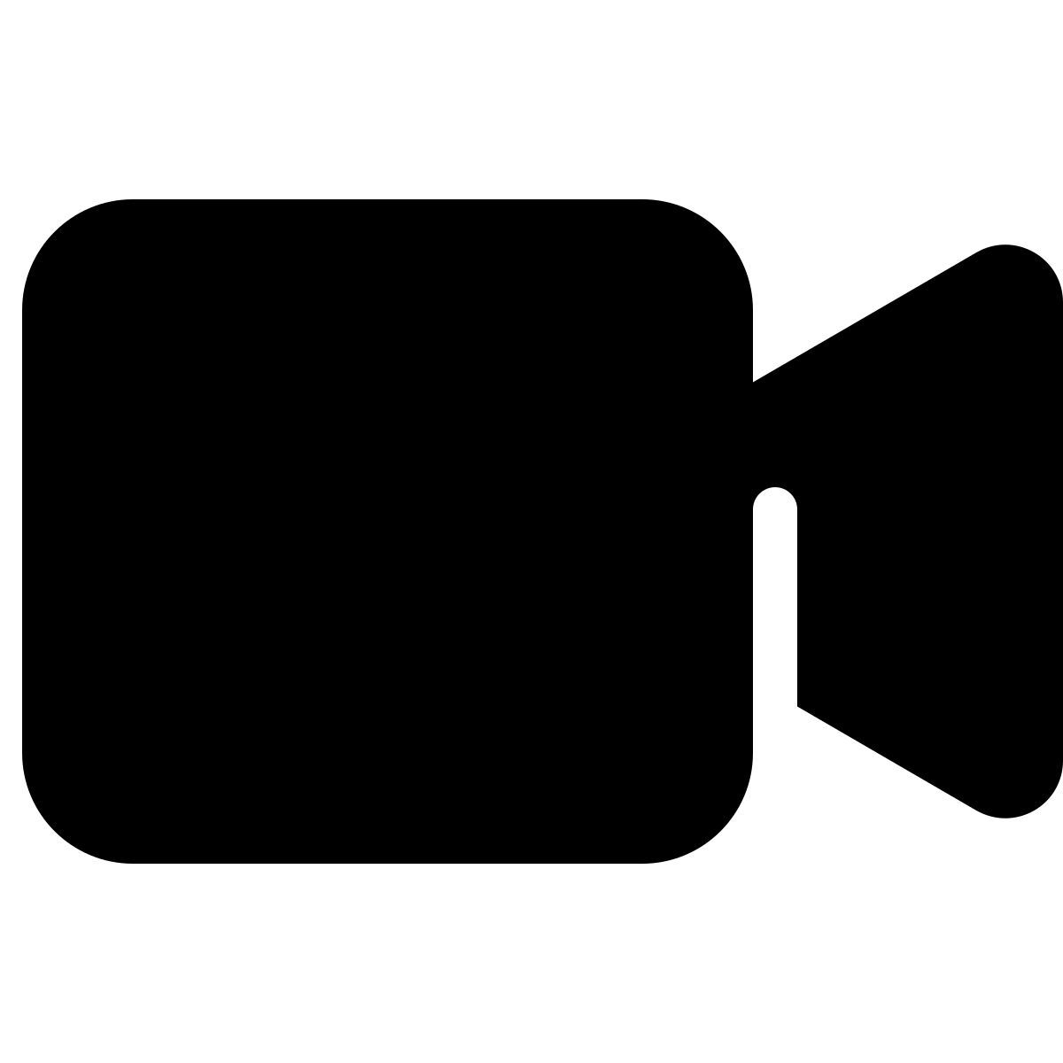 parakeet filled style video call icon