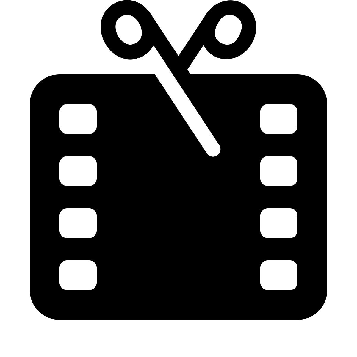 parakeet filled style videotrimmung icon