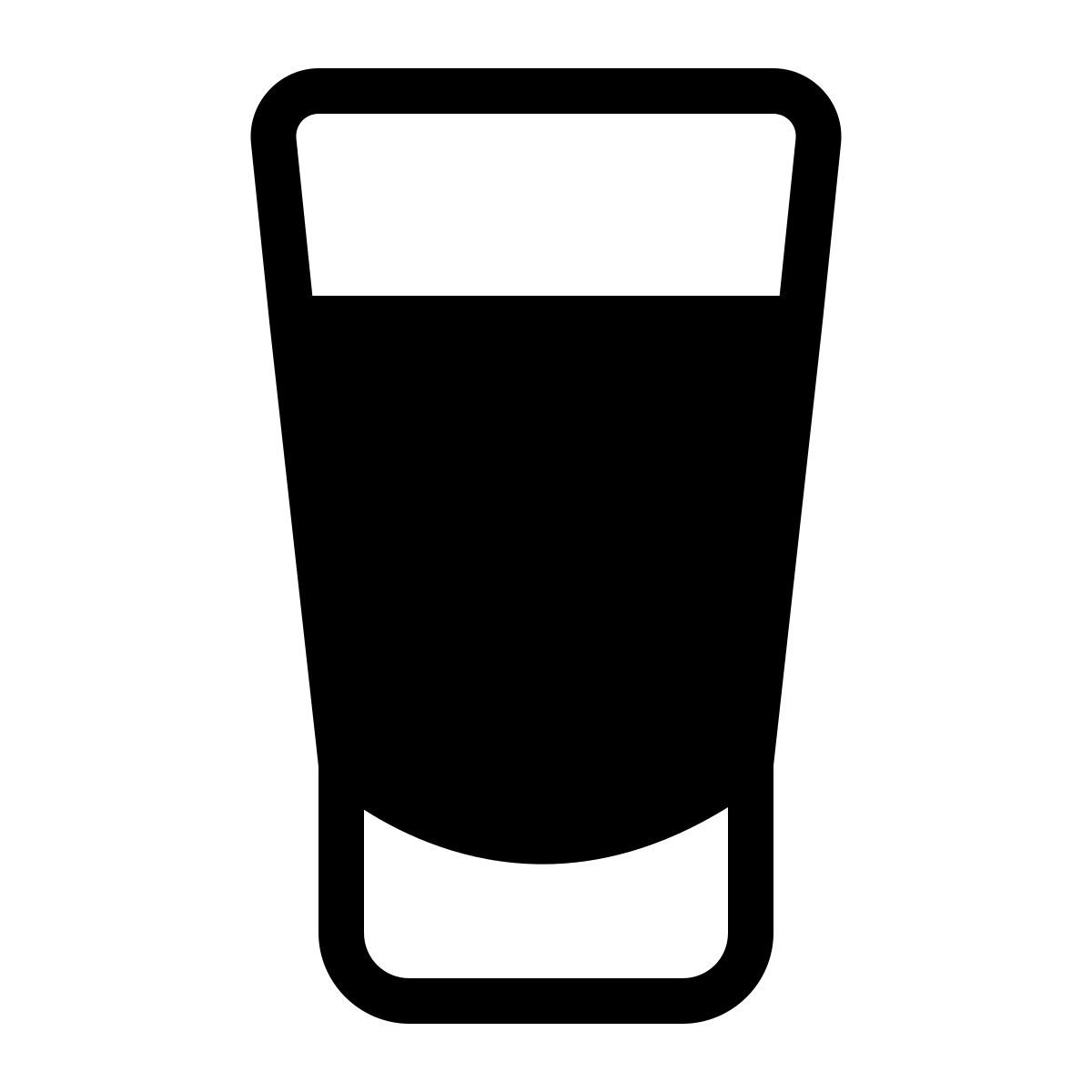 parakeet filled style alkohol icon