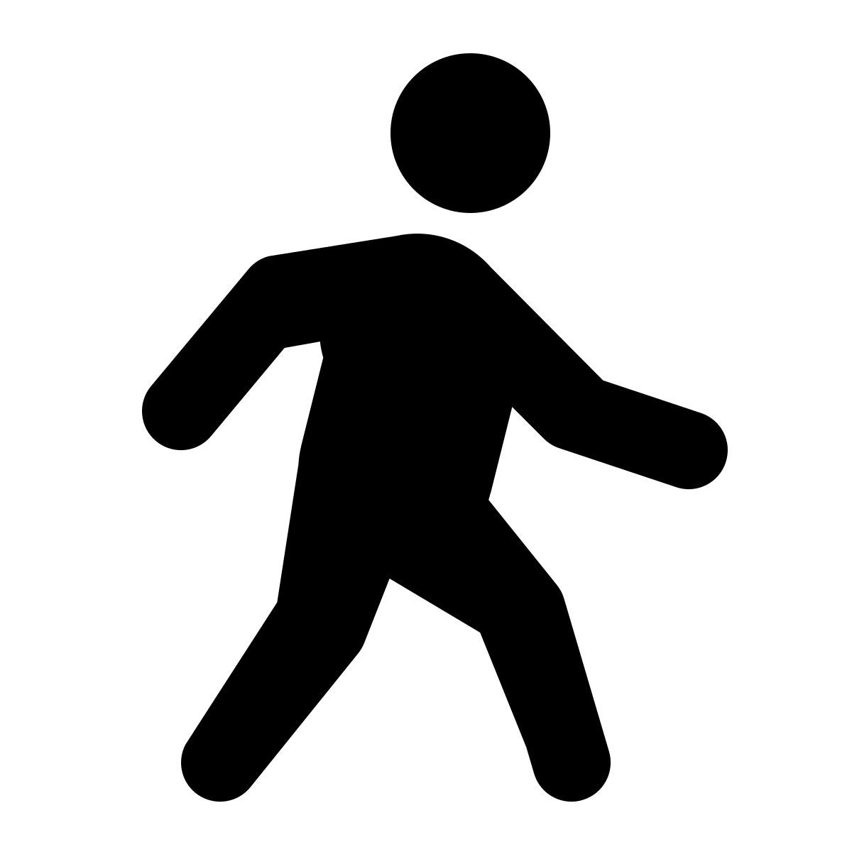 parakeet filled style walking icon
